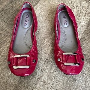Me Too fuchsia leather ballet flats - size 5.5